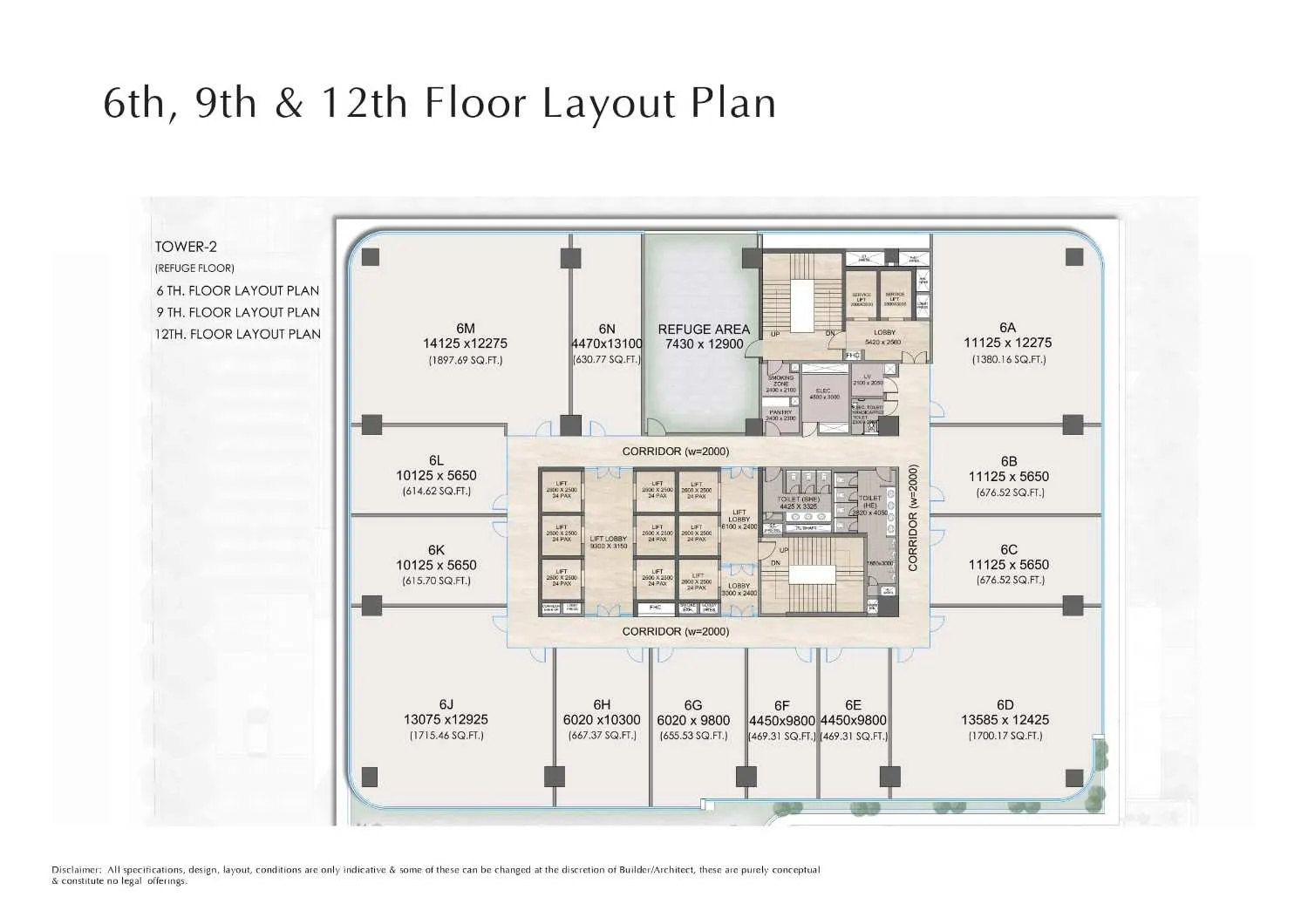 Floor Layout Plan Tower 2