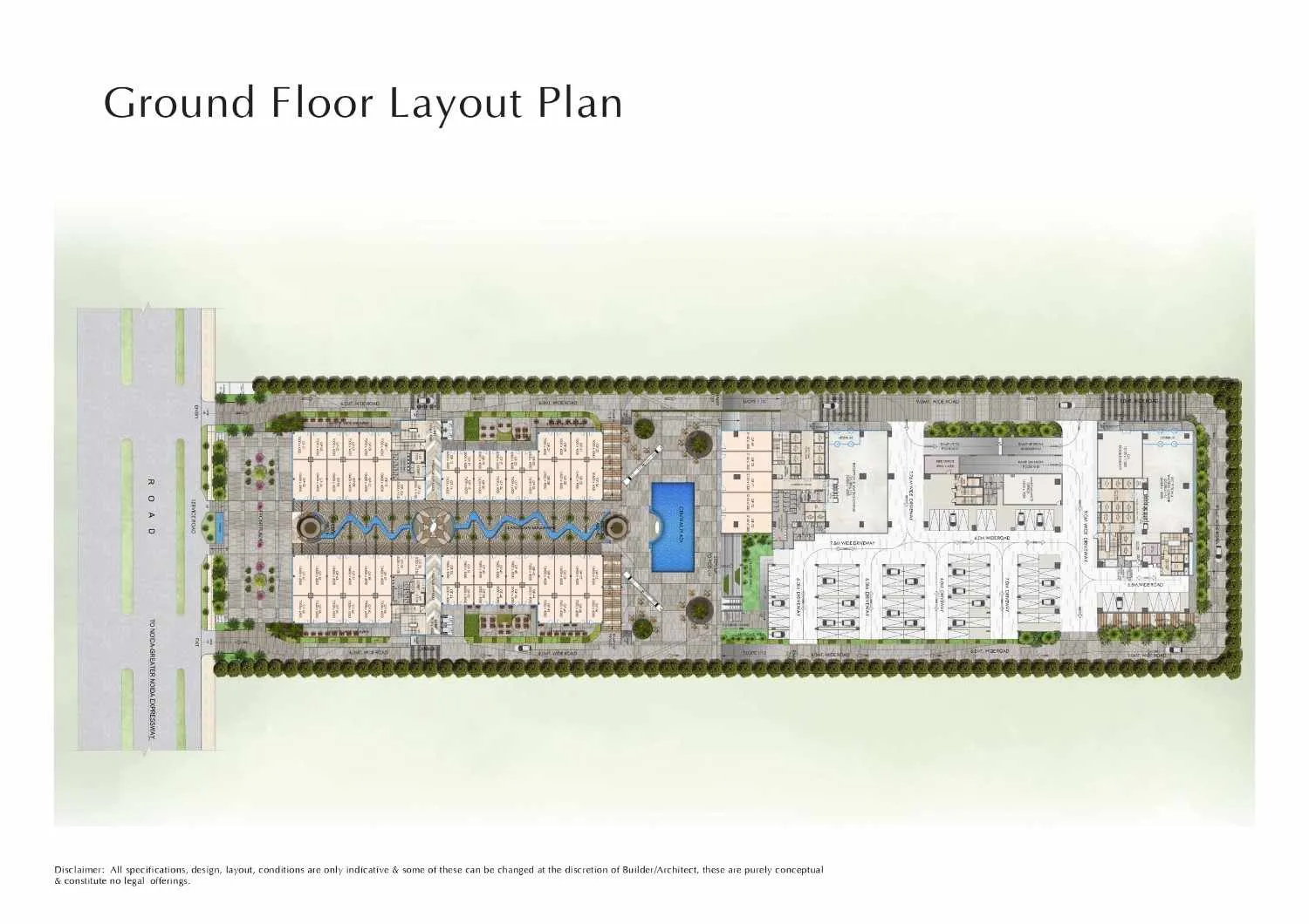 Startup office workspace Exotica One32 Noida Expressway commercial project